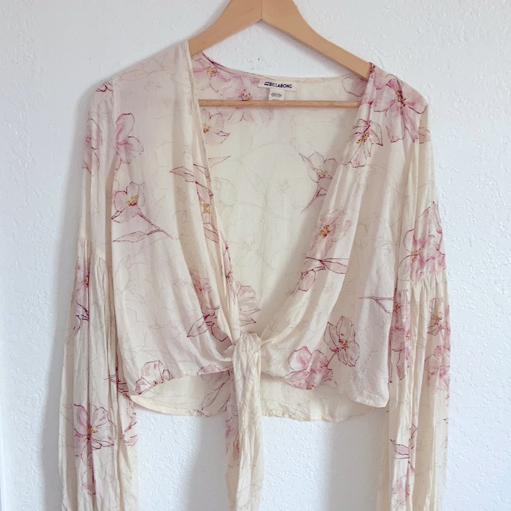 SOLD! Billabong Tie Top